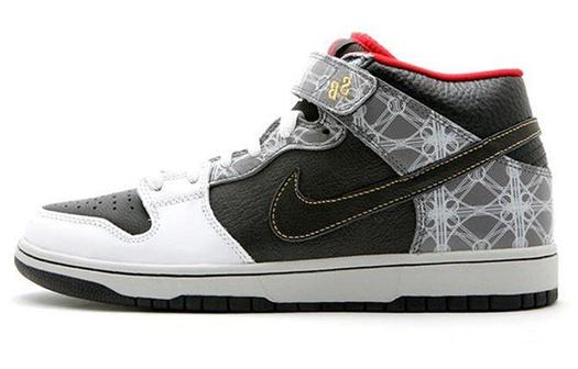 Кроссовки для скейтбординга Nike Sb Dunk Mid, черный/белый