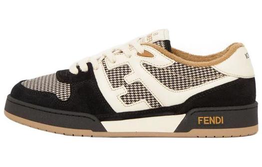 Кроссовки Fendi Match Skate, черный/бежевый