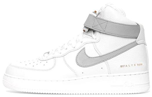 1017 ALYX 9SM × Nike Air Force 1 High White Grey (2021 г.)