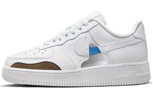 Кроссовки Nike Air Force 1 Low '07 с вырезами, белый