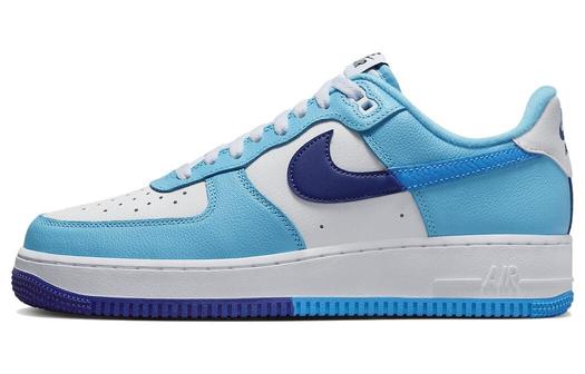 Кроссовки Nike Air Force 1 Low '07 LV8, белый/голубой