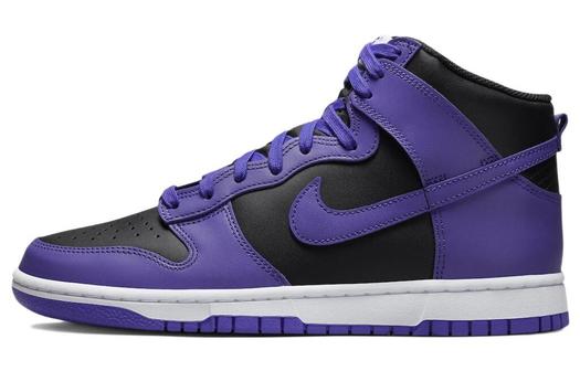 Кроссовки Nike Dunk High, черный/фиолетовый