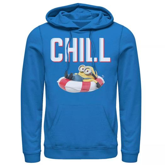 Мужской пуловер с капюшоном Despicable Me Minions Bob Chillaxin Licensed Character