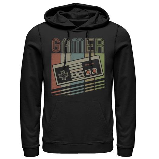 Мужской пуловер с капюшоном для контроллера Nintendo Licensed Character
