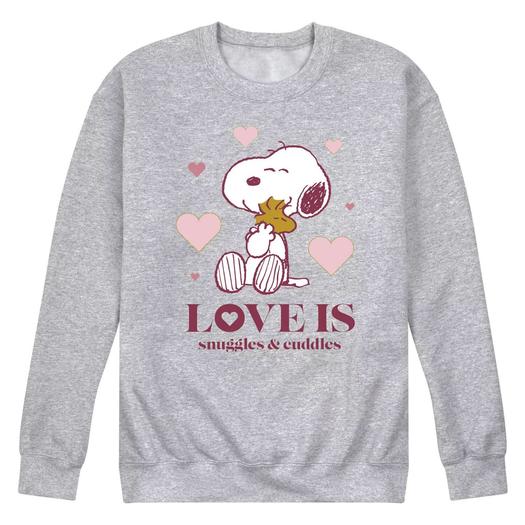 Мужской свитшот Peanuts Snuggles and Cuddles Licensed Character