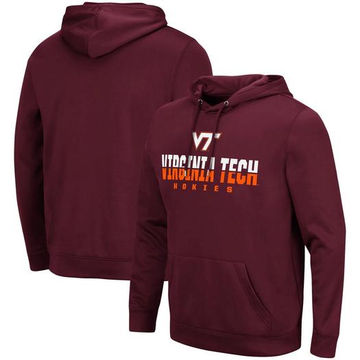 Мужской бордовый пуловер с капюшоном Virginia Tech Hokies Lantern Colosseum
