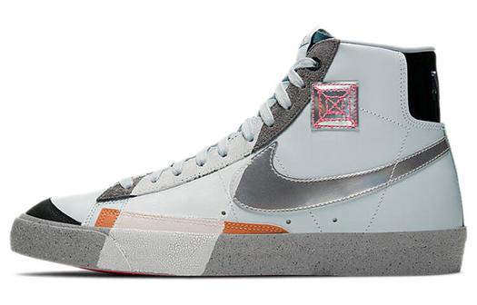 Кроссовки Nike Blazer Mid 77 Vintage, светло-голубой/серебристый