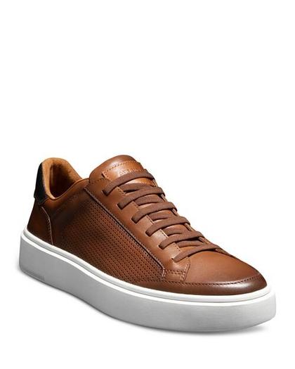 Мужские кроссовки Oliver из эластичного кружева Allen Edmonds, цвет Brown