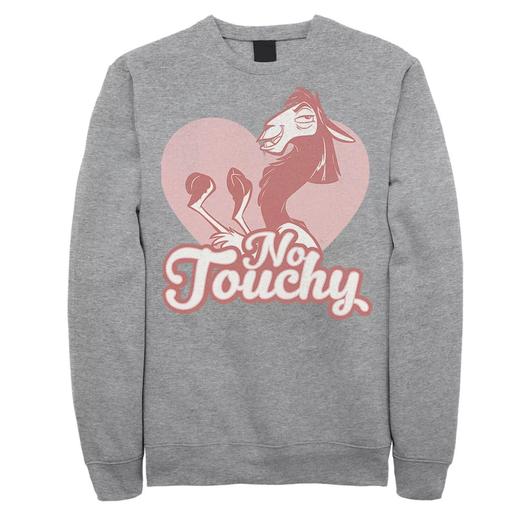 Мужской свитшот Disney Emperor's New Groove Kuzco No Touchy Licensed Character
