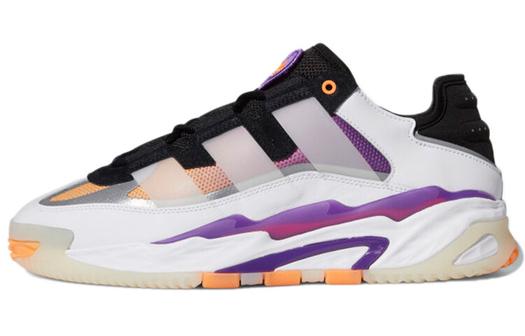Кроссовки Adidas originals Niteball 1.0 Lifestyle, белый/черный/фиолетовый