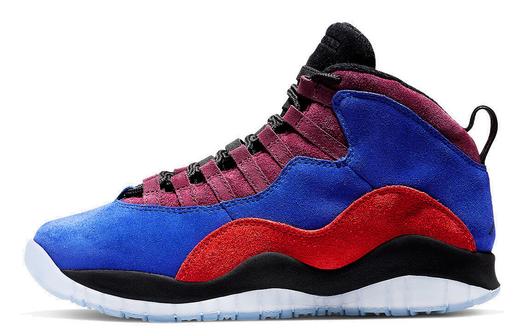 Кроссовки Jordan Air Jordan 10 Vintage Basketball Unisex, черный/синий/красный