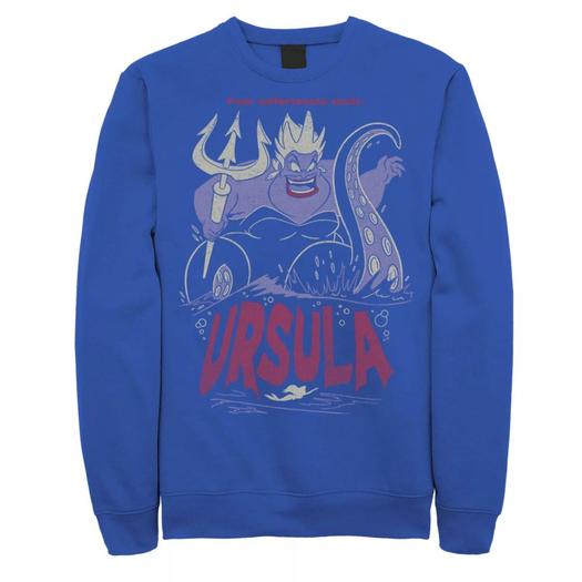 Мужской свитшот Disney The Little Mermaid Ursula Licensed Character