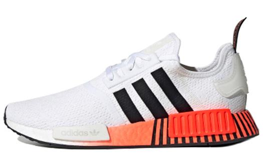 Кроссовки Adidas Originals NMD_R1 "White/Black" Sneakers