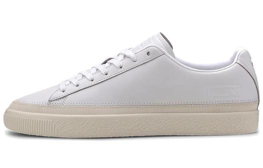 Кроссовки PUMA Basket Trim Prm Retro Low Tops Casual Skateboarding Shoes Unisex White