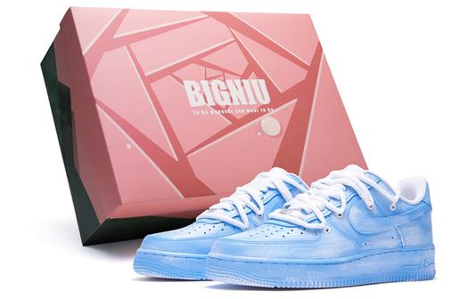 Кроссовки Nike Air Force 1 Skateboard Shoes Men Low-Top Blue/White