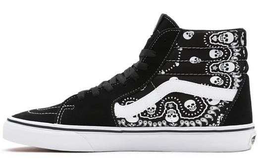 Кроссовки Vans SK8 Hi Bandana-Black