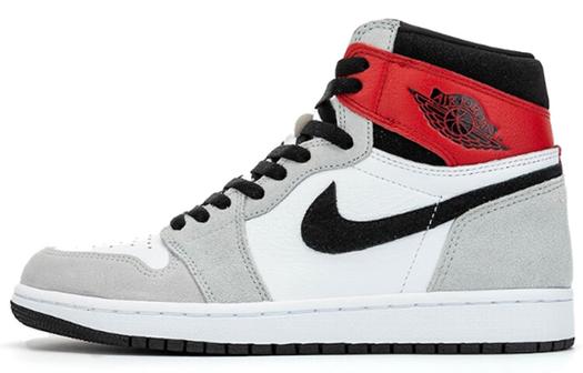 Кроссовки Jordan 1 Retro High Light Smoke Grey