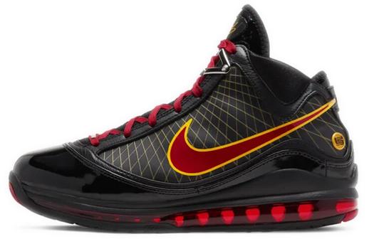 Кроссовки Nike Lebron 7 Vintage Unisex, черный/красный