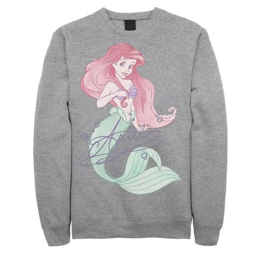 Мужской свитшот с портретом Disney The Little Mermaid Ariel Licensed Character