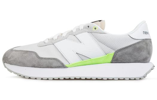 Кроссовки New Balance NB 237 Unisex, белый/серый/зеленый
