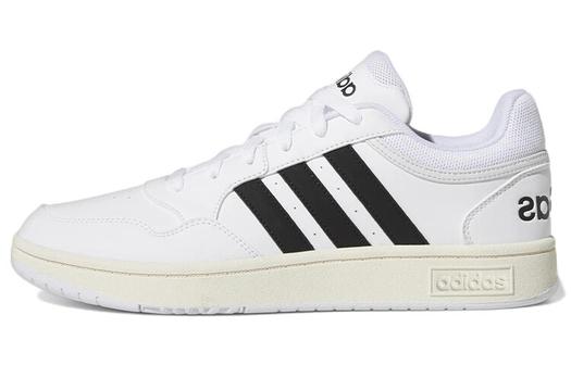 Кеды мужские Adidas Neo Hoops 3.0 для скейтбординга кожаные, белый