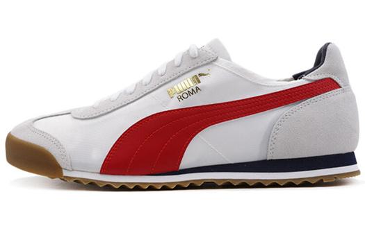 Кроссовки Puma Roma Unisex, белый/красный