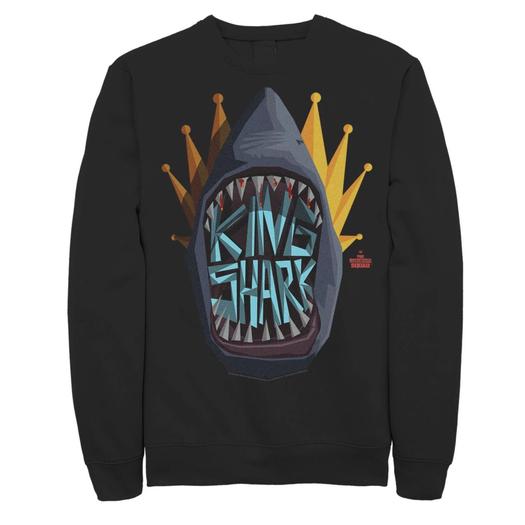 Мужской свитшот с логотипом The Suicide Squad Big King Shark Licensed Character