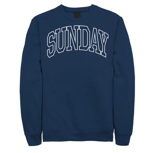 Мужской свитшот Sunday Big Collegiate с текстом Licensed Character