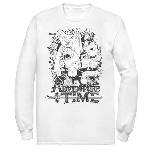 Мужской свитшот с логотипом Cartoon Network Adventure Time Licensed Character