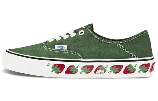 Кроссовки Vans Authentic Low Tops Non-Slip Lightweight Skateboarding Shoes Unisex Green