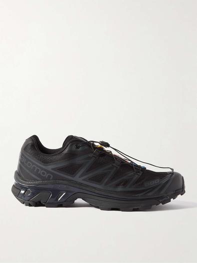Кроссовки для бега SALOMON XT-6 ADV, сетка и резина, черный