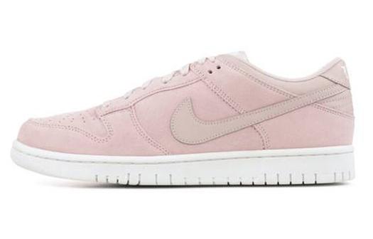 Кроссовки Nike Dunk Low, розовый/белый