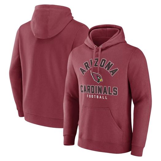 Мужской пуловер с капюшоном с логотипом Cardinal Arizona Cardinals Between the Pylons Fanatics