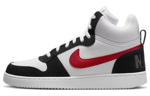 Кроссовки Nike Court Borough Mid 'White Red Black'