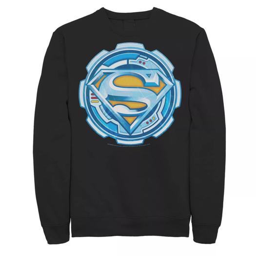 Мужской свитшот с логотипом DC Comics Superman Chrome Gear Gear Licensed Character