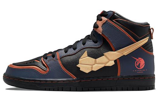 Кроссовки Nike SB Dunk High RX-0, черный/золотой