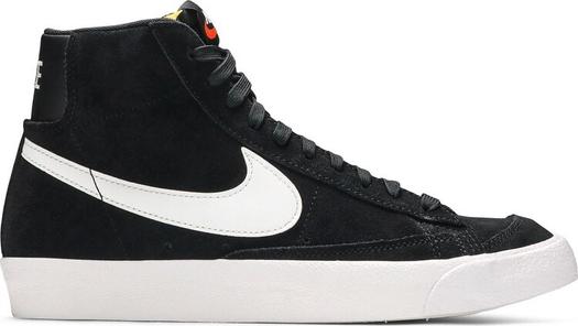 Кроссовки Nike Blazer Mid '77 Suede 'Black White', черный