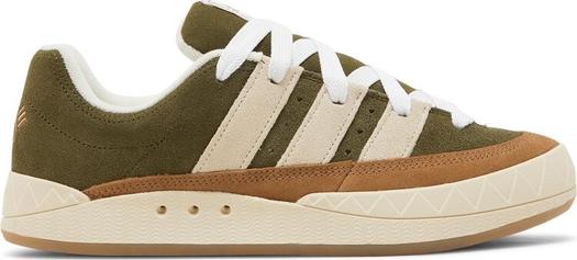 Кроссовки Adidas Human Made x Adimatic 'Dust Green Cream White', зеленый