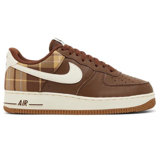 Кроссовки Nike Air Force 1 '07 LX 'Cacao Plaid', коричневый