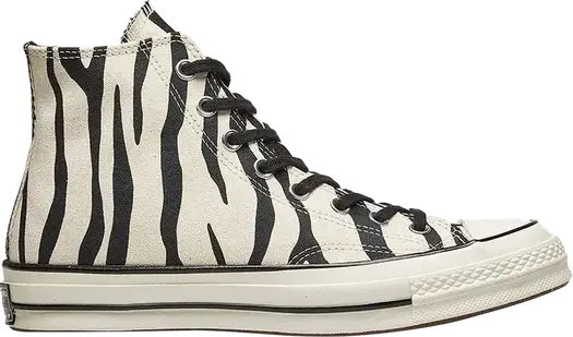 Кроссовки Converse Chuck 70 Hi Zebra, белый