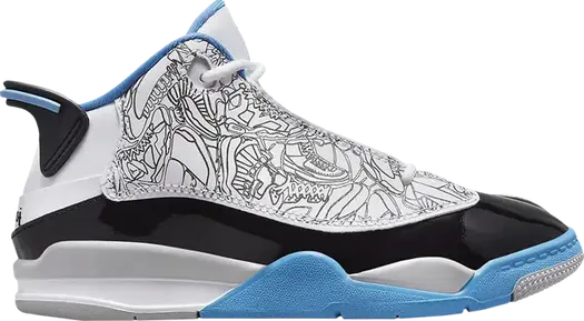 Кроссовки Jordan Dub Zero PS Legend Blue, белый