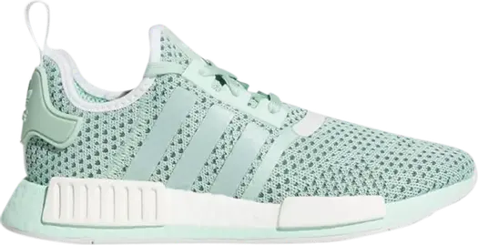 Кроссовки Adidas NMD_R1 Knit 'Blush Green', зеленый