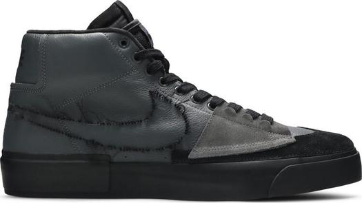 Кроссовки Nike Zoom Blazer Mid Edge SB 'Iron Grey', серый