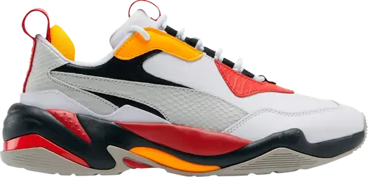 Кроссовки Puma Thunder Holiday High Risk Red Orange Alert, белый