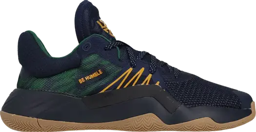 Кроссовки Adidas D.O.N. Issue #1 GCA 'Navy Green Yellow', синий