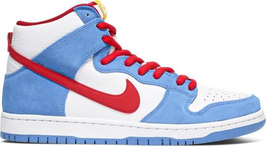 Кроссовки Nike Dunk High SB 'Doraemon', синий