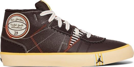Кроссовки Maison Château Rouge x Jordan Series Mid United Youth International - Brown Basalt, коричневый
