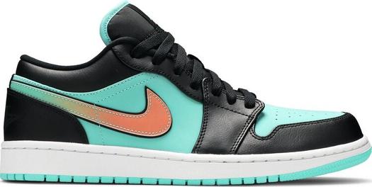 Кроссовки Air Jordan 1 Low SE Tropical Twist, бирюзовый