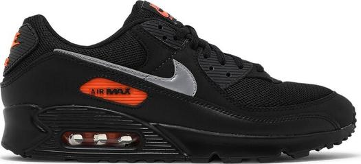 Кроссовки Nike Air Max 90 'Black Total Orange', черный