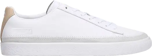 Кроссовки Puma Basket Trim Block White Team Gold, белый